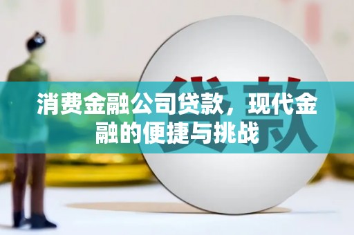 凤林消费金融公司贷款，现代金融的便捷与挑战