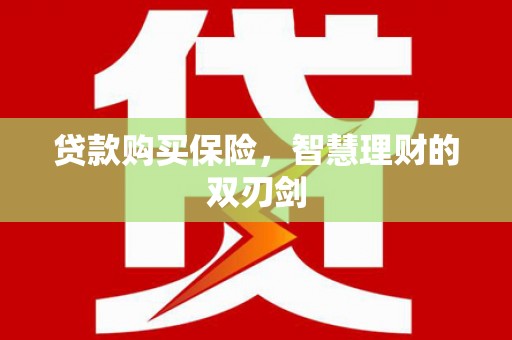甘南贷款购买保险，智慧理财的双刃剑
