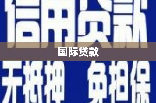 虾峙国际贷款