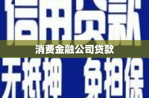 金安消费金融公司贷款