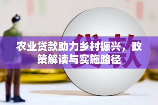 务川农业贷款助力乡村振兴，政策解读与实施路径