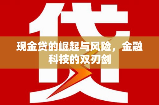 南山现金贷的崛起与风险，金融科技的双刃剑