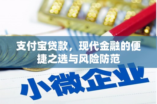 长丰支付宝贷款，现代金融的便捷之选与风险防范