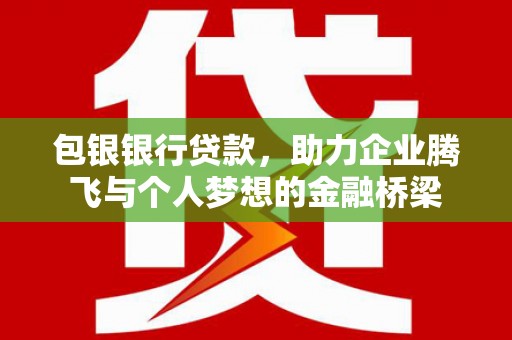 清流包银银行贷款，助力企业腾飞与个人梦想的金融桥梁