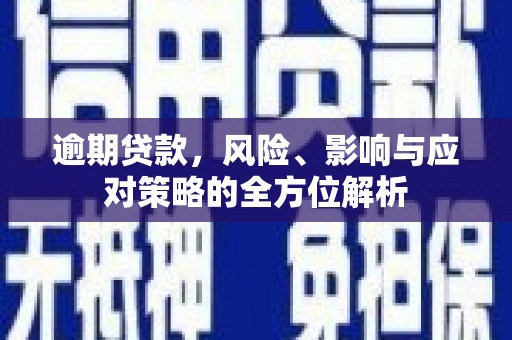 赵县逾期贷款，风险、影响与应对策略的全方位解析