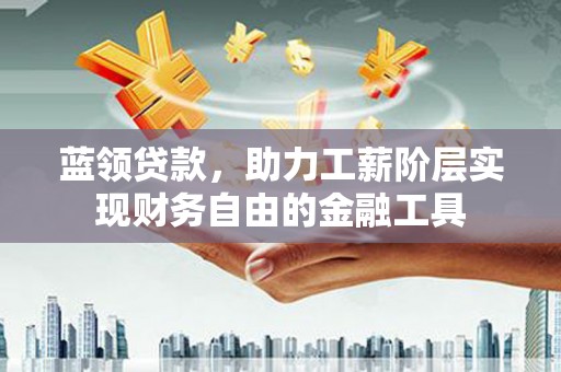 星子蓝领贷款，助力工薪阶层实现财务自由的金融工具