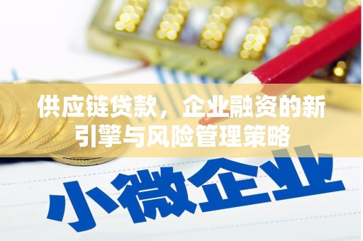 南华供应链贷款，企业融资的新引擎与风险管理策略