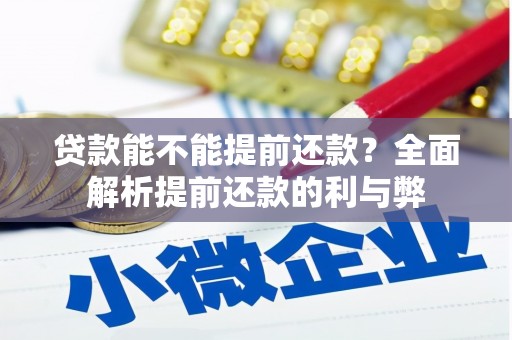 新林贷款能不能提前还款？全面解析提前还款的利与弊