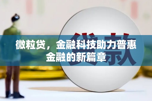 宁夏微粒贷，金融科技助力普惠金融的新篇章