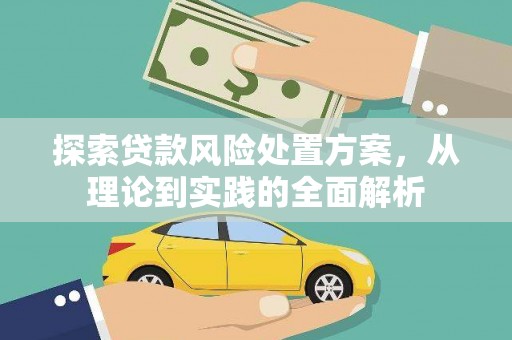 平川探索贷款风险处置方案，从理论到实践的全面解析