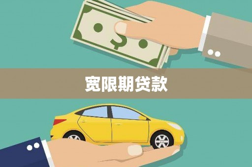资阳宽限期贷款