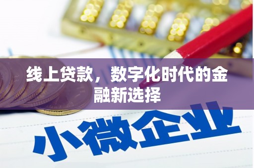 长沙线上贷款，数字化时代的金融新选择
