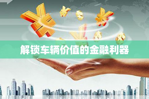 石排解锁车辆价值的金融利器